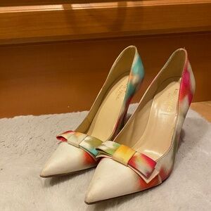 Kate Spade - Size 6.5 - Colorful Heels - Pointed Toe with Bow